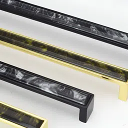 Rab Gold Toned Zinc Glossy Finish Anti-Tarnish Drawer Handle image 4