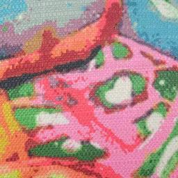 BLANC9 Red & Green 5 Pieces Graphic Square Cushion Covers image 2