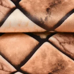 BIGGER FISH Beige & White 5 Pieces Geometric Velvet Square Cushion Covers image 4