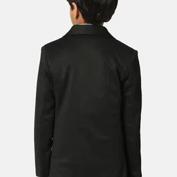 TAHVO Boys Single-Breasted Notched Lapel Slim Fit Blazers image 2