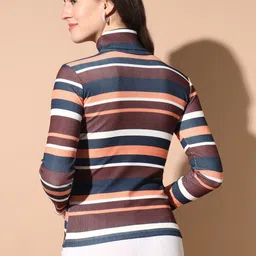 BAESD Striped Turtle Neck Pullover image 5