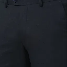 Peter England Men Slim Fit Mid-Rise Formal Trousers image 5