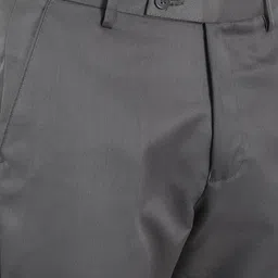 VEI SASTRE Men Mid-Rise plain Smart Slim Fit Formal Trousers image 5