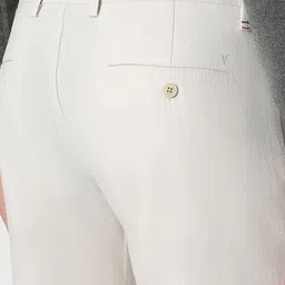 Van Heusen Sport Men Mid-Rise Slim Fit Pure Cotton Trousers image 3