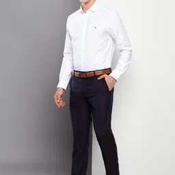 Tommy Hilfiger Men Mid-Rise Formal Trousers image 4