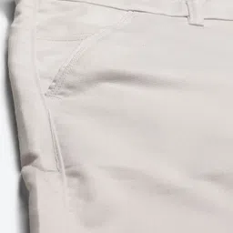 SOJANYA Men White Solid Smart Formal Trousers image 5