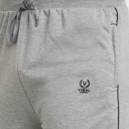 mack jonney VIMAL JONNEY Men Grey Solid Joggers image 4