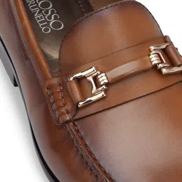 ROSSO BRUNELLO Men Leather Formal Loafers image 5