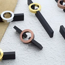 Rab Black Zinc Matte Finish Door Handle image 2