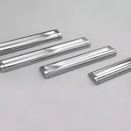 Rab Silver Toned Glossy Finish Drawer Handle image 5