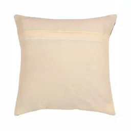 BIGGER FISH Beige & White 5 Pieces Geometric Velvet Square Cushion Covers image 5