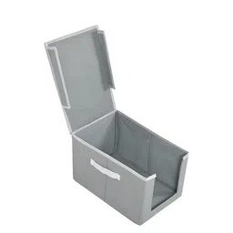 Kuber Industries 4 Pcs Grey Non-Woven Fabric Shirt Organizers image 2