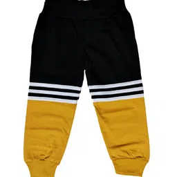 BAESD Kids Pack Of 3 Coloblocked Pure Cotton Joggers image 2