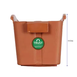 TRUSTBASKET Brown 10-Pcs Vertical Gardening Hanging Planters image 2