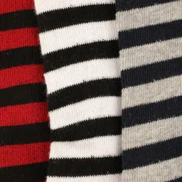 Alvaro Castagnino Men Multi Colored Pack Of 3 Stripped Shoe Liners image 5