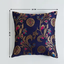 Home Centre Multicolour Set of 5 Ethnic Motifs Square Cushion Covers image 5