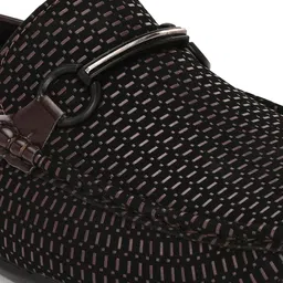 HERE&NOW Men Textured Suede Loafers image 5