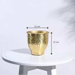 UGAOO Elegance 3 Pieces Gold-Toned Steel Planters image 2