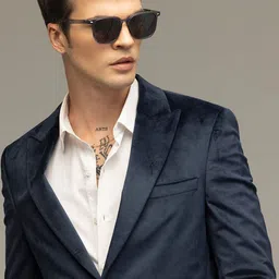 Snitch Slim Fit Peaked Lapel Collar Single-Breasted Blazer image 4