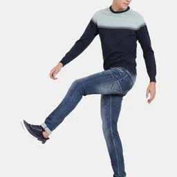 t-base Colourblocked Cotton Pullover image 4