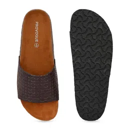 Provogue Men Brown Sliders image 3