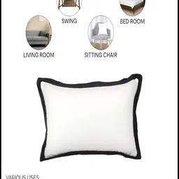 THROWPILLOW Black & White Square Cushion Covers image 2