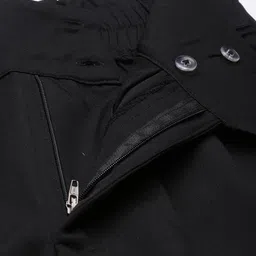 SHOWOFF Mid-Rise Regular Fit Cotton Comfort Pleated Parallel Trousers image 5