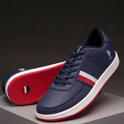 U.S. Polo Assn. Men GAEL Striped Lace-Up Sneakers-picture-2