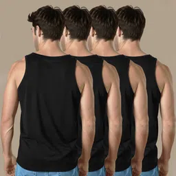 tripr Pack of 4 Men Vest image 2