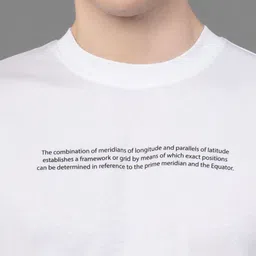Red Tape Typography Printed Round Neck Antimicrobial Oversized T-Shirt image 3