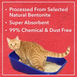 drools Clumping Lavender frangrance bentonite Cat Litter 20 Kg Pet Litter Tray Refill image 3
