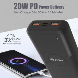 ptron 20000 mAh 22.5 W Compact Power Bank image 3
