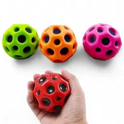 sabirat New Moon Bouncy Ball For Kids, Anti Stress & High Bounce Ball [Pack 1Pcs]- 7.5 mm-picture-21
