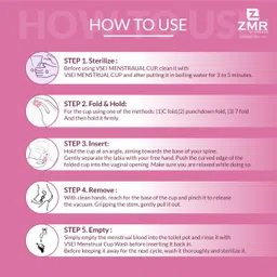 zmr overseas Small Reusable Menstrual Cup image 2