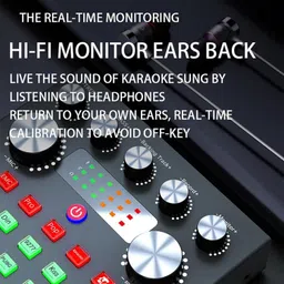 urban infotech BM-800 Microphone Kit with Sound Card and Boom Arm for Studio Recording Microphone image 5