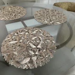 lavichitra Round Pack of 6 Table Placemat image 3