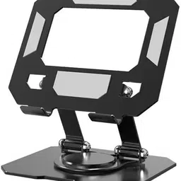 ZIRAK Laptop Stand with 360°Rotating Stand | Riser Holder Computer Stand | Material- Iron Floor and Desk Stand Rotatable Laptop Stand with Adjustable Height Compatible with Universal Laptops image 1