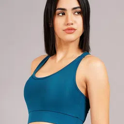 NEVER LOSE Women All Day ComfortRemovable Padding Full Coverage Seamless Workout Bra image 5