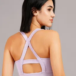 NEVER LOSE Women All Day ComfortRemovable Padding Full Coverage Seamless Workout Bra image 3