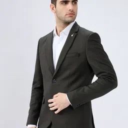 killer Men Solid Single Breasted Casual Blazer image 3