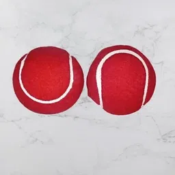 owlix Cricket Tenniss Ball Red Color (Pack of 2) Hayden Tennis Ball-picture-15