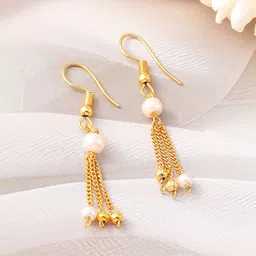 Rubans 18KT Gold-Plated Multilayer Pearls Beaded Jewellery Set image 4