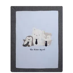 Chicco Blue & Black Mild Winter Single Bed Pram Blanket-picture-16