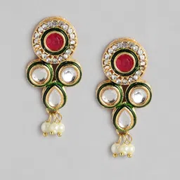 Anouk Women Gold-Plated Kundan Jewellery Set image 3