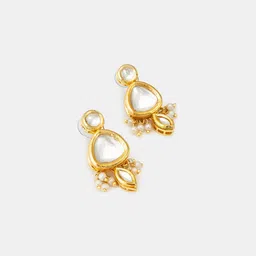 aadita Gold-Plated Stone Studded & Beaded Jewellery Set image 3