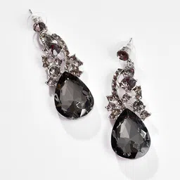 SOHI Silver-Plated Stones Studded Jewellery Set image 4