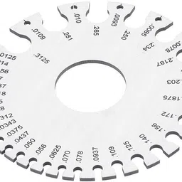 toolbux Gauge SWG Circular 1-36 Silver Drill Bit Guage Silver Drill Bit Guage Ring Gauge-picture-21