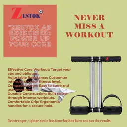 house of common Double Spring Tummy Toner for Slimming & Weight Loss Workouts Core Exercise Ab Exerciser image 4