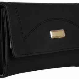 raaq Casual, Party, Formal, Sports BlackClutch- Regular Size image 1