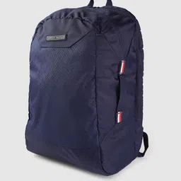 Tommy Hilfiger Unisex Navy Blue Solid Backpack 17.8 Litres image 2